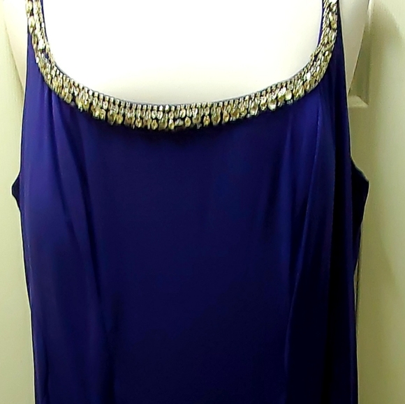MAC DUGGAL Embellished Jersey Mermaid Gown - Picture 2 of 6